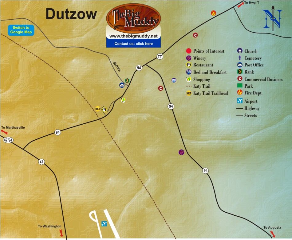 Dutzow Map