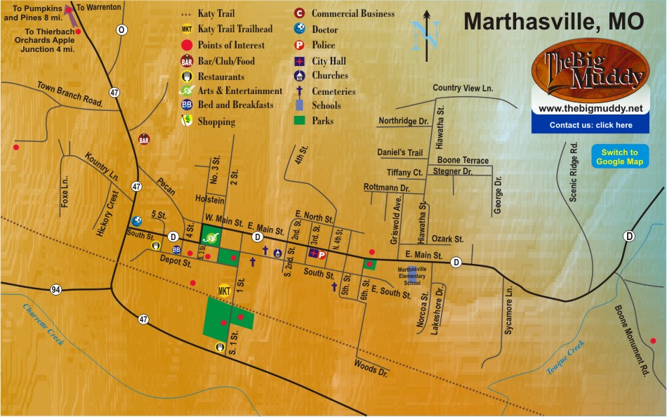 Marthasville Map